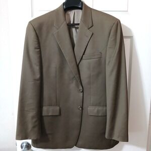LAUREN by RALPH LAUREN SUIT JACKET 100% WOOL GREEN SIZE 44R NWOT